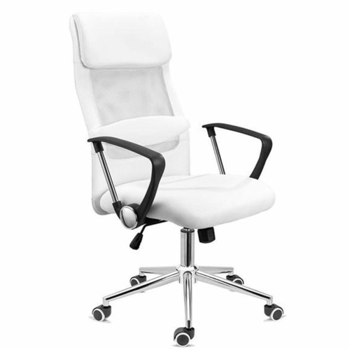 Office Chair DKD Home Decor White (62 x 62 x 128 cm)