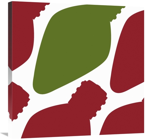 Global Gallery GCS-382213-3030-142 30 x 30 in. Christmas - Light Bulbs