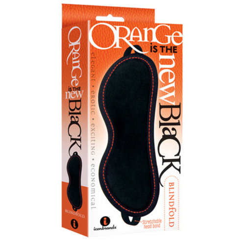 The 9's, Orange Is The New Black, Blindfold Faux Leather, Black with