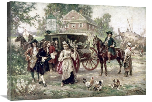 Global Gallery GCS-277533-36-142 36 in. On the Road to Penns Manor Art