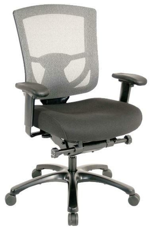 27.2inches x 25.6inches x 39.8inches Grey Mesh / Fabric Chair