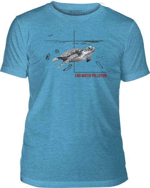 The Mountain 54557409151 Caribbean Blue Water Pollution Turtle Tri-Ble