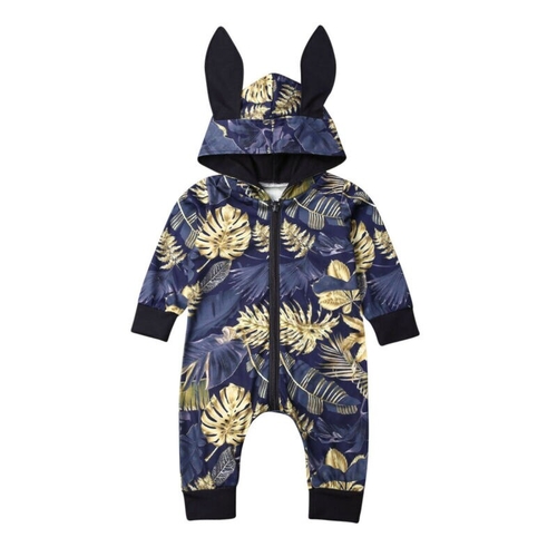 Newborn Infant Baby Girl Boys Rompers Floral Print