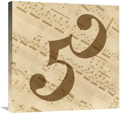 Global Gallery GCS-453943-2424-142 24 x 24 in. Music - Alto Clef Art P