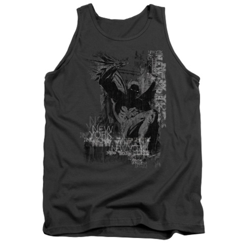 Trevco Batman-The Knight Life - Adult Tank Top - Charcoal- Medium