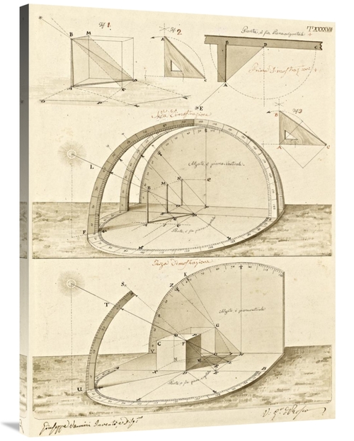 Global Gallery GCS-453934-3040-142 30 x 40 in. Plate 47 for Elements o