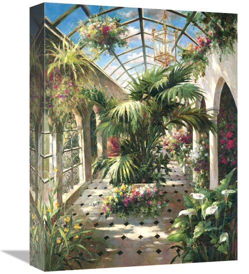 Global Gallery GCS-113780-1216-142 12 x 16 in. Garden Atrium II Art Pr