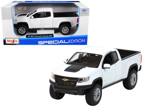 2017 Chevrolet Colorado ZR2 Pickup Truck White 1/27 Diecast Model Car