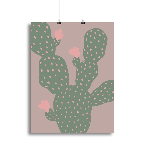 Green Cactus Canvas Print or Poster