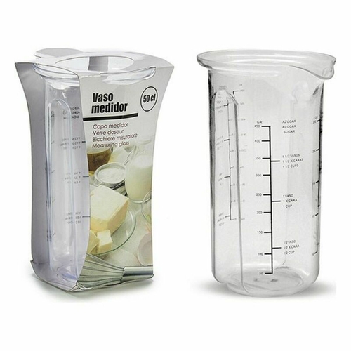 Glass Meter Transparent Plastic (500 ml)