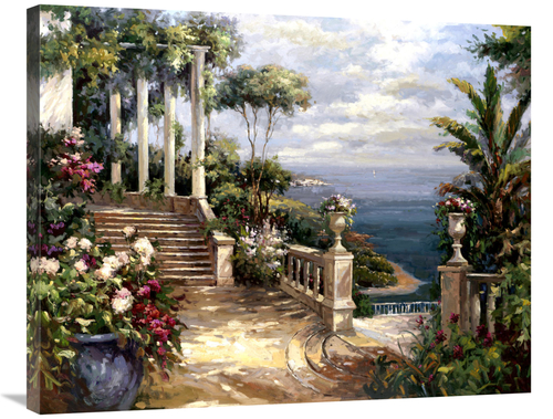 Global Gallery GCS-132400-2835-142 28 x 35 in. Classic Terrace VIew Ar