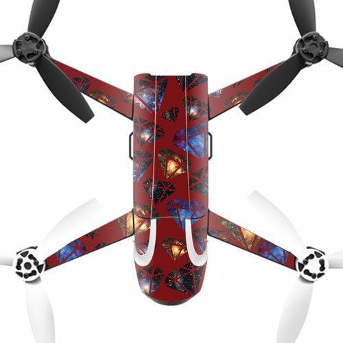 MightySkins PABEBOP2-Diamond Galaxy Skin Decal Wrap for Parrot Bebop 2