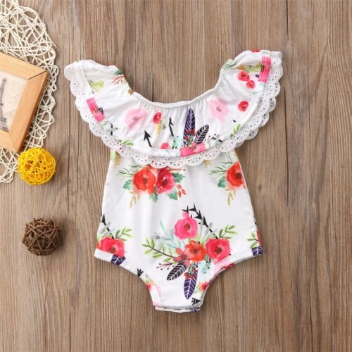 Toddler Newborn Baby Girls Off Shoulder Casual