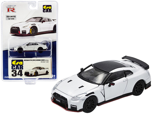 2020 Nissan GT-R (R35) Nismo RHD (Right Hand Drive) White with Carbon