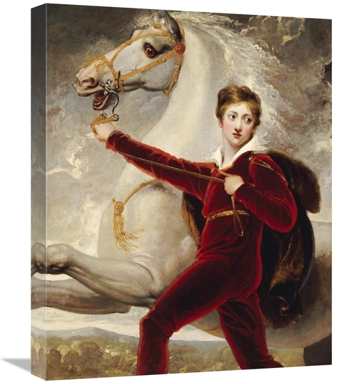 Global Gallery GCS-267358-22-142 22 in. Portrait of a Boy Art Print - 