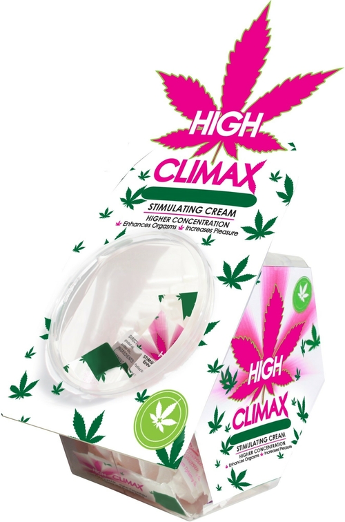 High Climax Female Stimulating Cream - 0.067 Fl.  Oz. - 50 Pc. Bowl