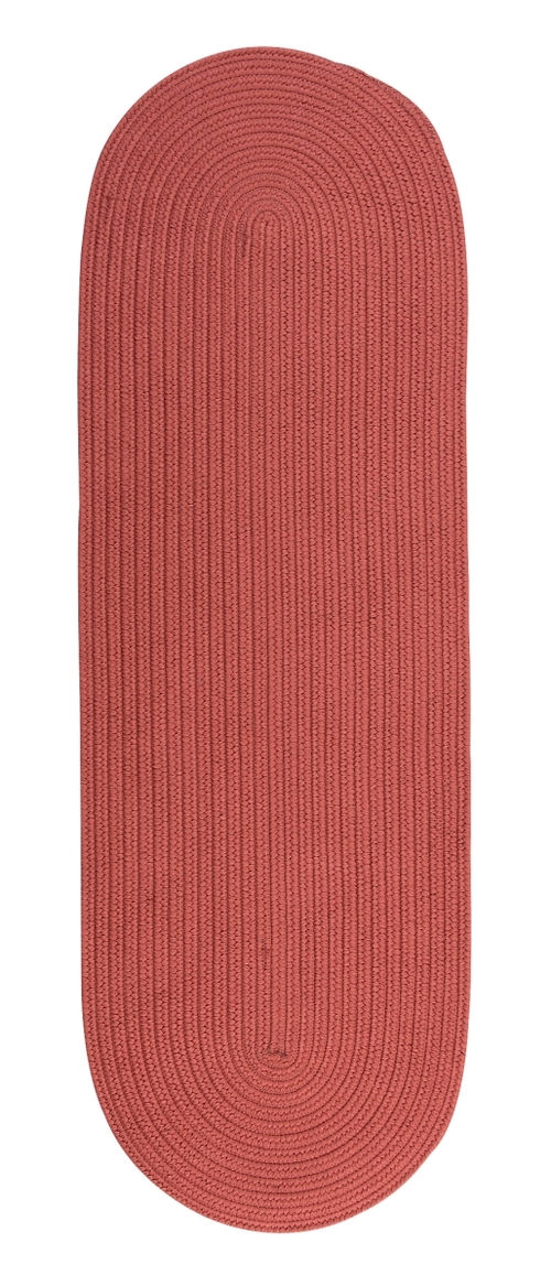 Colonial Mills Rug RV78R028X168 Reversible Flat-Braid Oval Braided Run