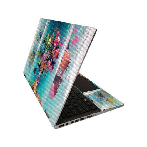 MightySkins CF-HPPX3601420-Surf Palm Carbon Fiber Skin for HP Pavilion