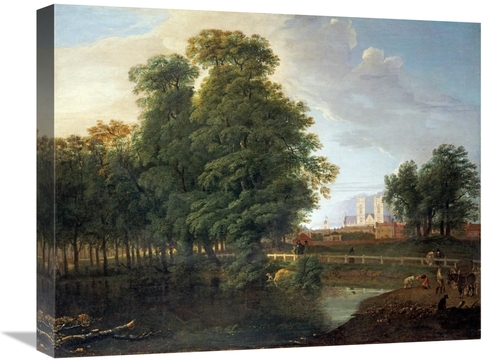 Global Gallery GCS-267164-22-142 22 in. A View of Westminster Abbey Ar