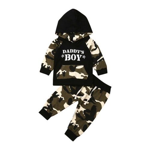 Pudcoco Autumn Toddler Kids Baby Boy 2Pcs Pullover