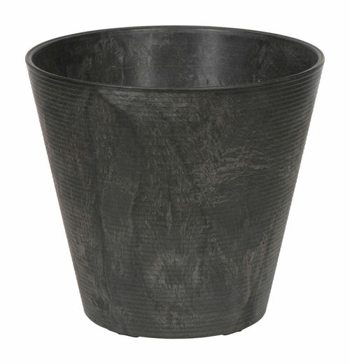 Novelty 7800253 Artstone 11.5 x 12 in. Dia. Black Resin & Stone Powder