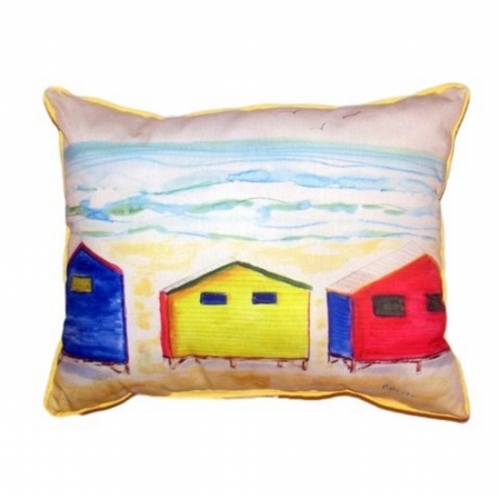 Betsy Drake HJ495 Beach Bungalows Large Indoor & Outdoor Pillow - 16 x