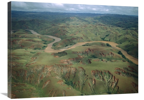 Global Gallery GCS-452654-2432-142 24 x 32 in. Deforested & Eroded Hil