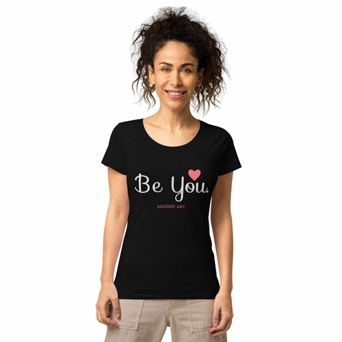 "Be You" organic t-shirt in Black