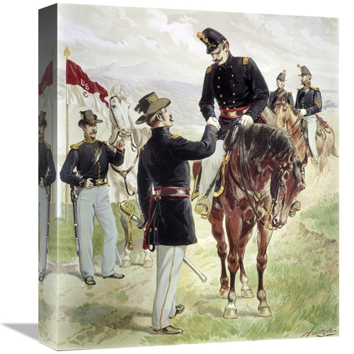 Global Gallery GCS-279018-16-142 16 in. Cavalry & Dragoons Art Print -