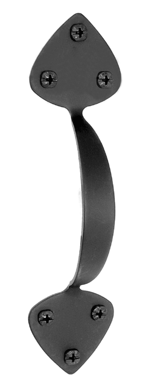 Acorn APDBP Smooth Iron Door Pull - Black