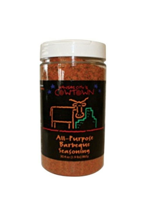 Cowtown CT00109 30.4 oz All Purpose Barbeque Seasoning  Large Shaker B