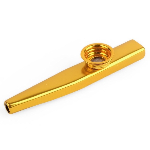 Metal Golden Kazoo Mouth Harmonica Flute Kids