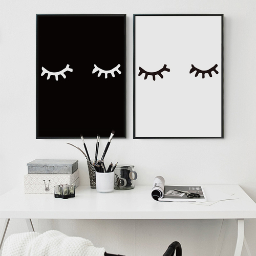 Nordic Modern Minimalistic Abstract Black