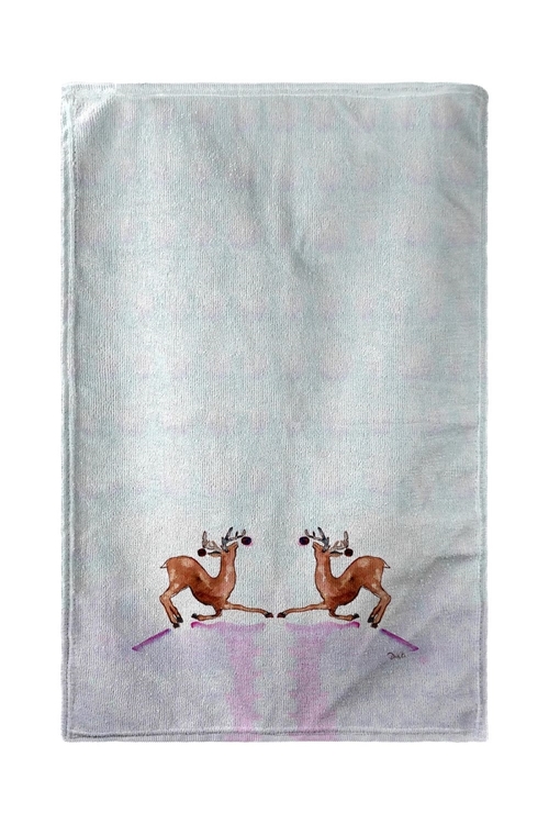 Betsy Drake BT306 30 x 50 in. Dancing Deer Beach Towel
