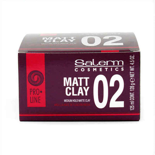Hair Paste Salerm Proline 02 Matt Clay Salerm (125 ml) (125 ml)