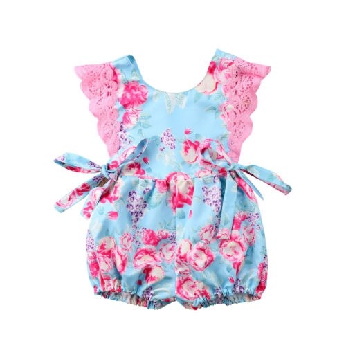 Princess Lace Sleeveless Romper Newborn Baby Girls