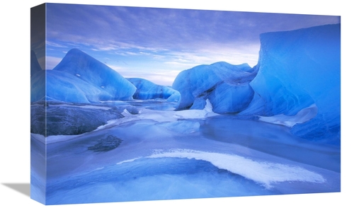 Global Gallery GCS-453591-1218-142 12 x 18 in. Blue Icebergs, Icel