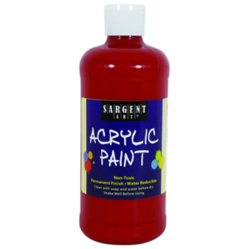 16Oz Acrylic Paint - Red