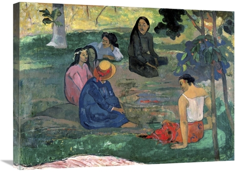 Global Gallery GCS-277661-30-142 30 in. The Talk Art Print - Paul Gaug