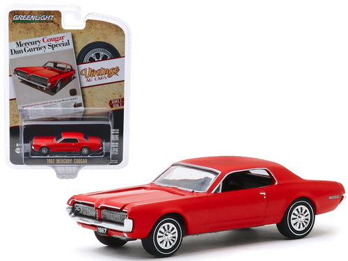 1967 Mercury Cougar Red \Mercury Cougar Dan Gurney Special\" \"Vintage