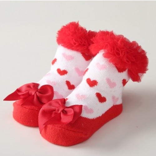 New Baby Girl Boy Anti slip Socks Flower Newborn