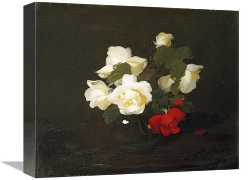 Global Gallery GCS-266983-16-142 16 in. Yellow & Red Roses Art Print -