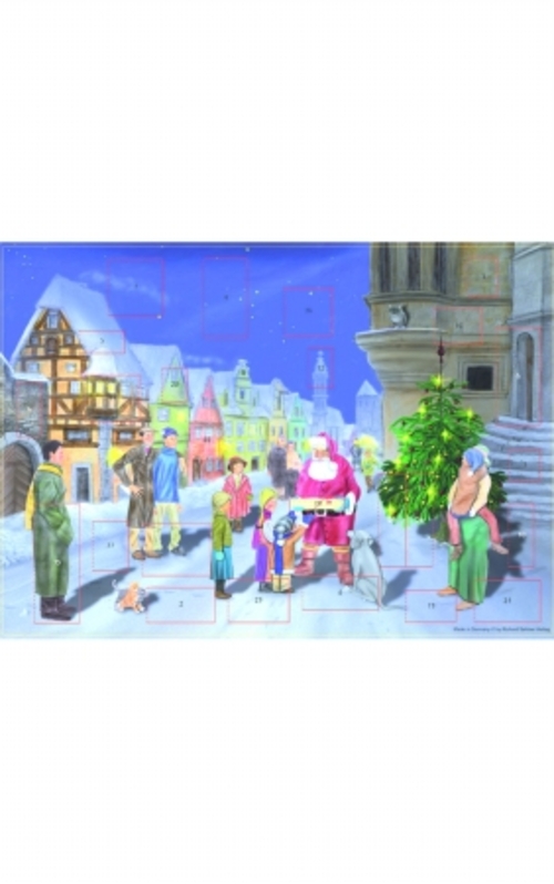 SELL ADV70115 Sellmer Advent - Santa in Village