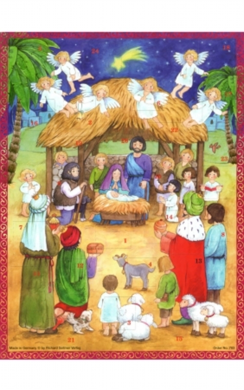 SELL ADV493 Sellmer Advent - Nativity Child Card