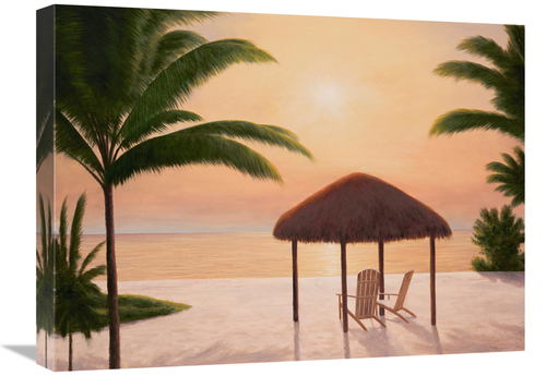 Global Gallery GCS-136848-1824-142 18 x 24 in. Beach Tiki Art Print - 