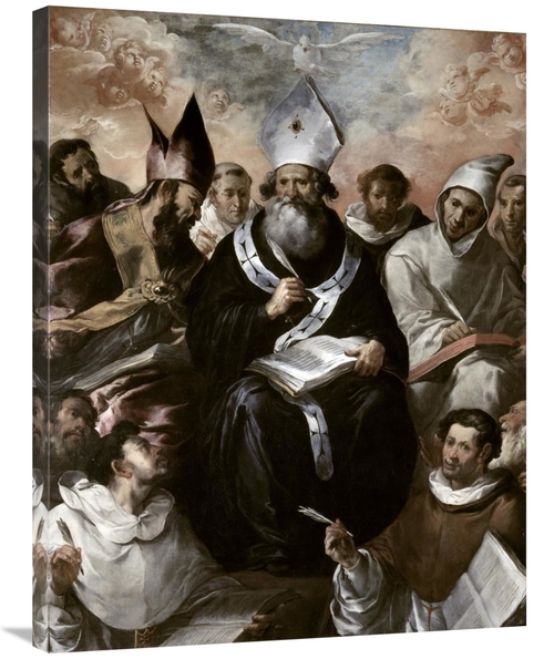 Global Gallery GCS-277959-36-142 36 in. St. Basil Dictating His Doctri