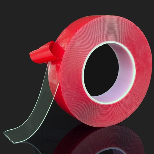 Red Transparent Silicone Double Sided Tape Sticker
