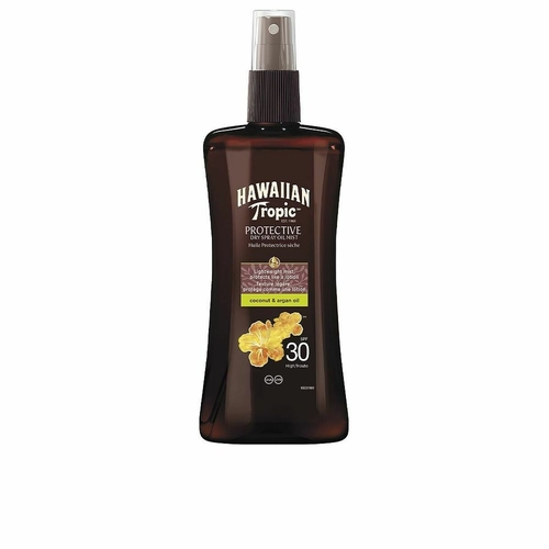 Sunscreen Oil Hawaiian Tropic Coconut Argan Spf 30 Coconut Argan 200