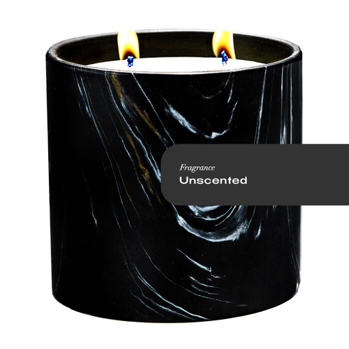 Unscented Black Marquina Candle 17oz