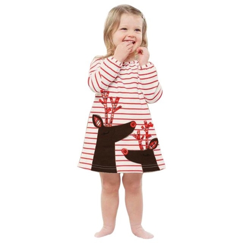 Toddler Kids baby girl dress Christmas  Deer